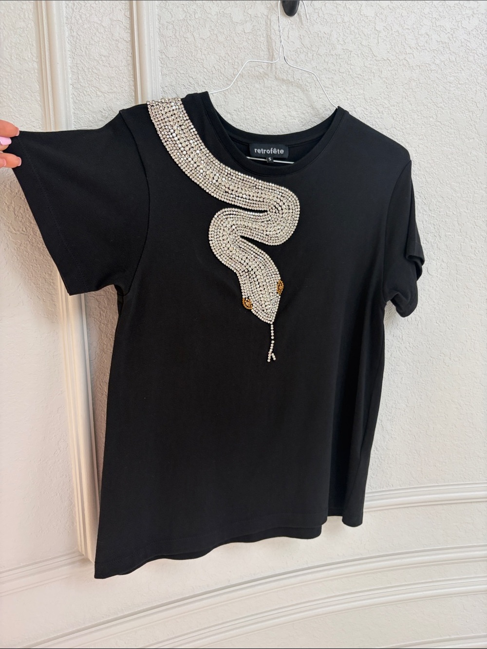 Retrofete Snake Tee in black - Picture 8 of 8
